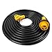 Lavotla RV Extension Power Cord 25FT - 30 AMP Male to 30 AMP Female Twist Locking Adapter - Heavy Duty & Weatherproof Electrical Camper Trailer Marine Boat Shore Cable - 10/3, STW Molded Connector