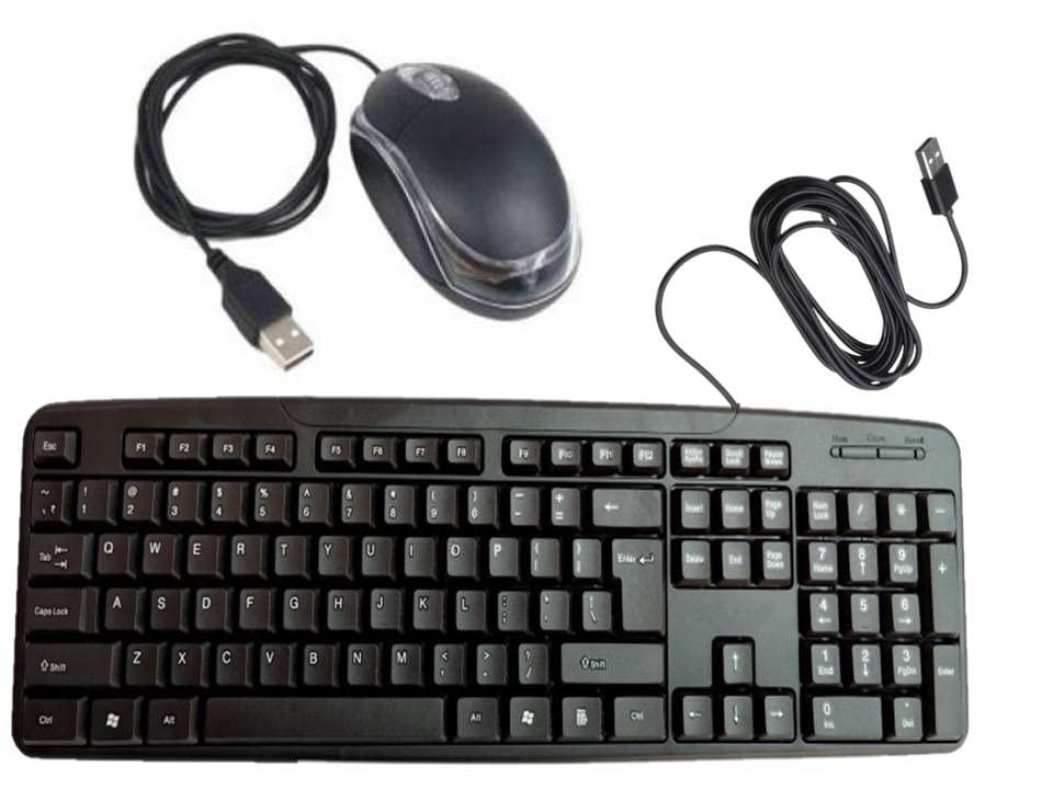 Image of Anjo 2 in 1 Combo of Wired Keyboard & Wired LED Mouse