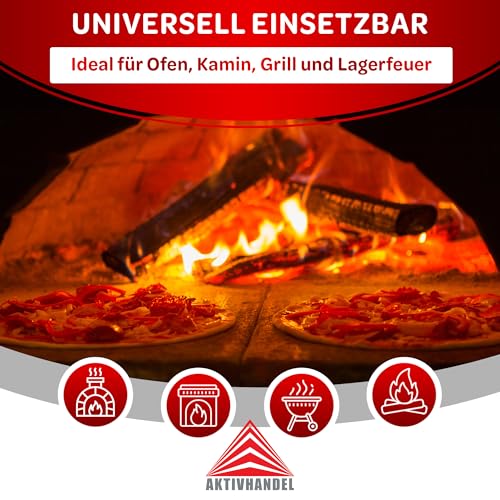 AKTIVHANDEL Grillanzünder 96 Stück, Anzündwürfel, Kaminanzünder, auf Paraffinbasis, geruchlos, ohne Kerosin, Lange Brenndauer inkl.