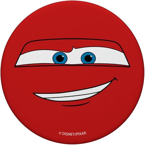 Miniatura 3 de Disney Pixar Cars Lightning McQueen Big Face PopSockets PopGrip agarre intercambiable para teléfonos y tabletas