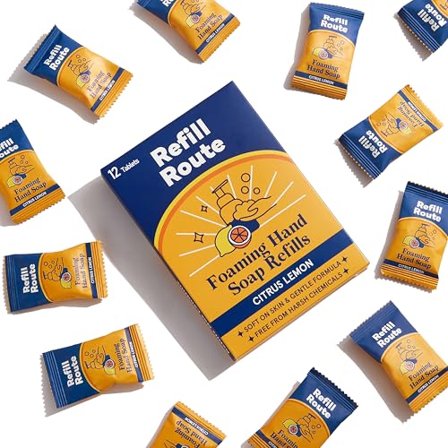 Foaming Hand Soap Refill Tablets 12 Pcs - Makes 96...