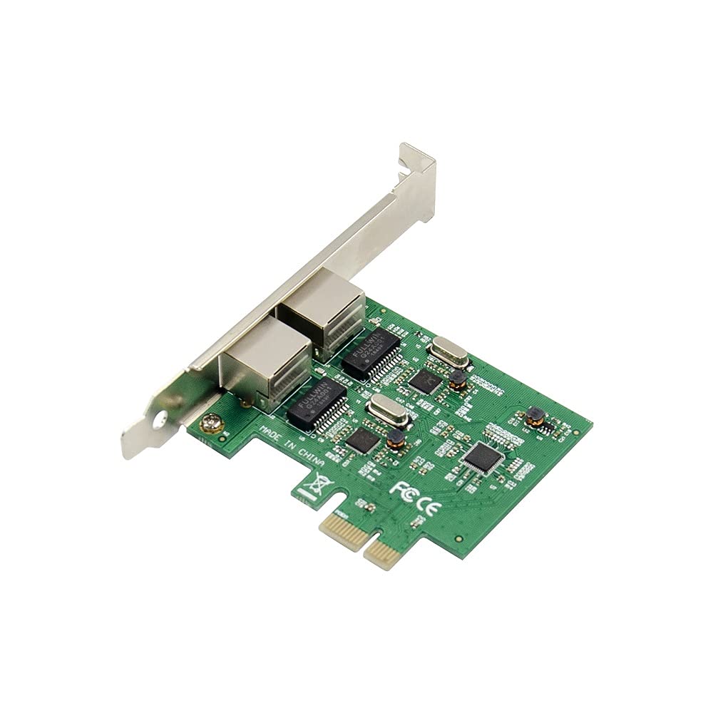 X-MEDIA XM-NA3820 Adaptateur réseau LAN Gigabit 10/100/1000 Mbps PCI Express (PCIe) avec support de profil bas inclus