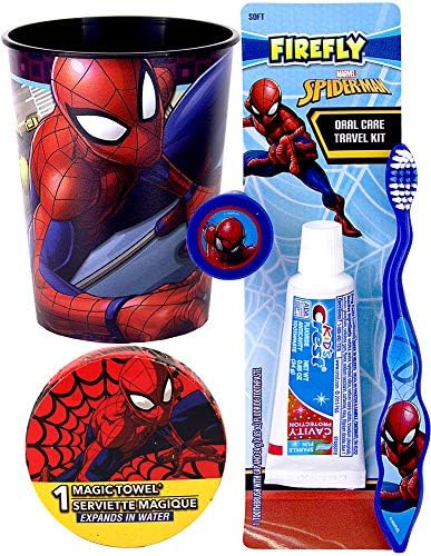 DSE Limited Edition Spiderman 5pc Oral Care Kit with DSE Bonus for Kids