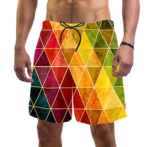 Maillot de bain homme imprimé carte Yuzheng pour la plage et le surf