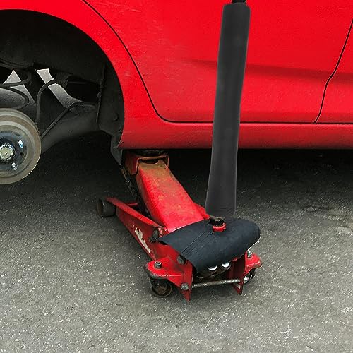 Image of SOLUSTRE Floor Jack Handle Cover Hydraulic Jack Handle Cover 2-Pack Pressure Rod Protective Sleeve for Car Accessories Soft Protector for Floor Lever 14.96In