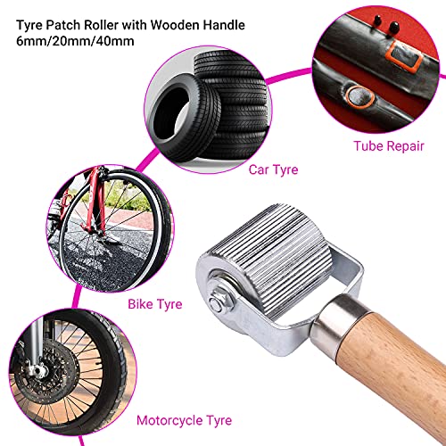 Rouleau de patch de pneu Karlak finition bois outillage durable - 8