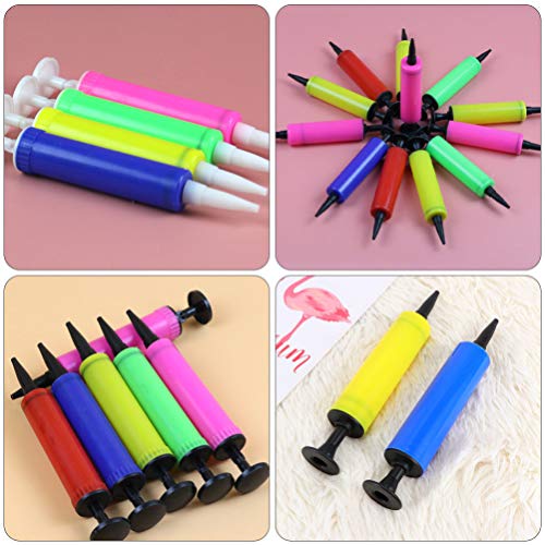 STOBOK Bolas Bomba Bolas Inflador 15 Pcs Mini Balão Portátil Bomba de Ar Balão Soprador Ferramenta d