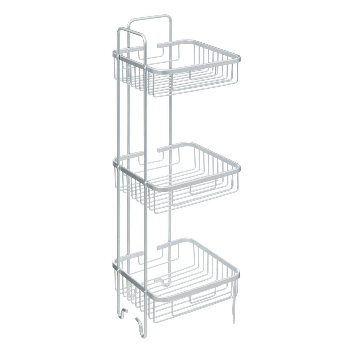 5 five simply smart 3 Tier Aluminium Shower Shelf