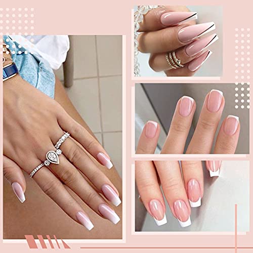 Rarjsm Milky Pink Gel Nail Polish Led Uv Gel Soak Off Transparent Nude Pink Nail Gel Polish Varnish Nail Art Color 15Ml Single Bottle For Diy Home French Manicure #TOP2