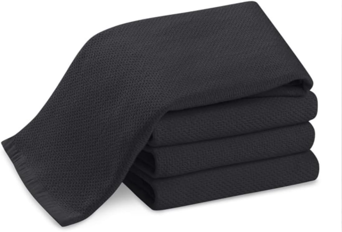 Williams-Sonoma All Purpose Pantry Towels, Set of 4, Black