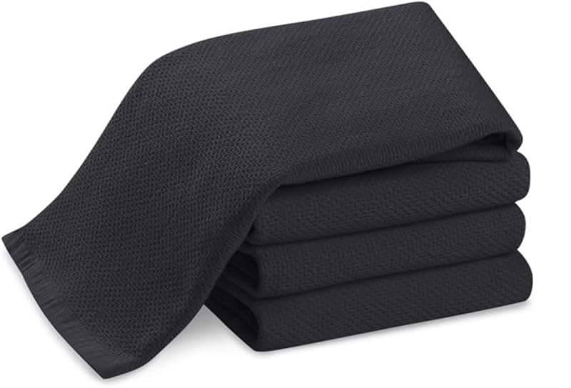 Williams-Sonoma All Purpose Pantry Towels, Set of 4, Black