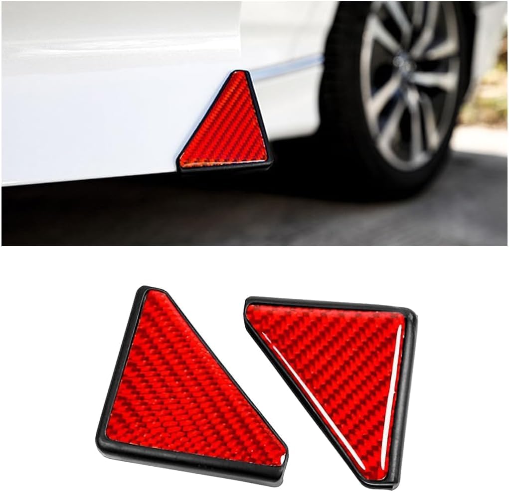 YDSTNiu 2 Pcs Car Door Corner Anti-Collision for ALPINA B5 Saloon(G30)(2017-2026), Auto Corner Anti-scratch Protections, Corner Guards for Car Door Protection,Red