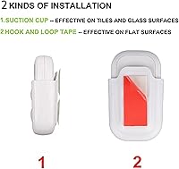 Vista 6 de SOARING Wireless Battery Powered Timer for Kids - 2 Minutes Teeth Brush, 20 Seconds Hand Washing, Color Indicator Light Stick on Bathroom for