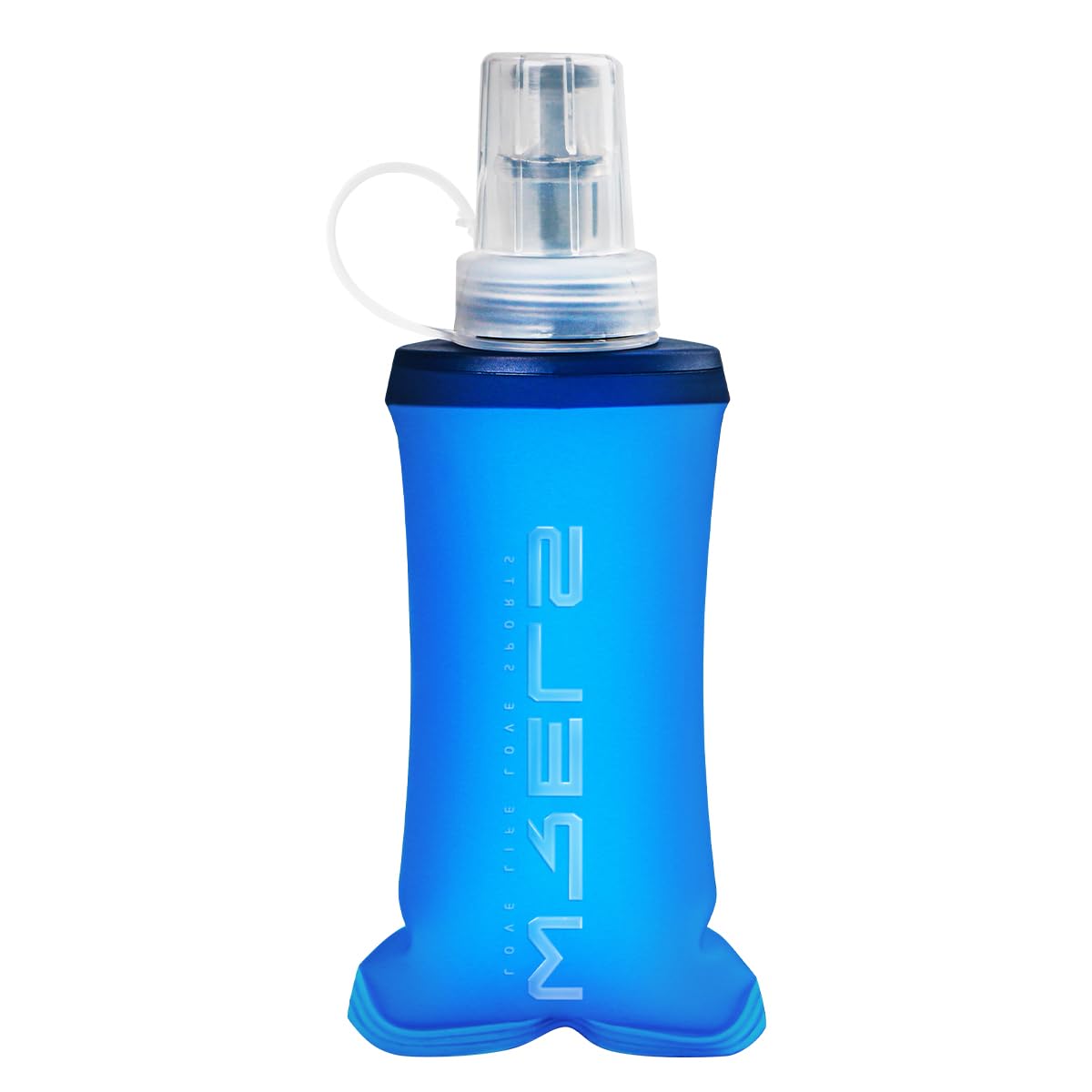 WRELS 150ml Soft Flask Running Bottles BPA Free Collapsible Water Bottle for Running Vest Portable Folding Hydration flask for Traveling Hiking Marathon Cycling