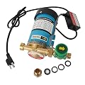 SHYLIYU 115V/60HZ 120W 3/4 inch Outlet Home Water Pressure Booster Pump Automatic Shower Booster Pump with Water Flow Switch for Whole House Shower System
