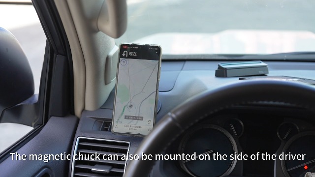 Dash Mount Magnetic Holder With Metal Double Socket Arm