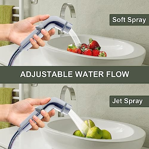 Image of Bathroom Jet Spray for Toilet Ennius Toilet Jet Spray, Jet Spray for Toilet Portable | Portable Health Faucet Jet Spray for Toilet - for Multiple Tasks | Jet Spray Portable | Toilet Spray Jet