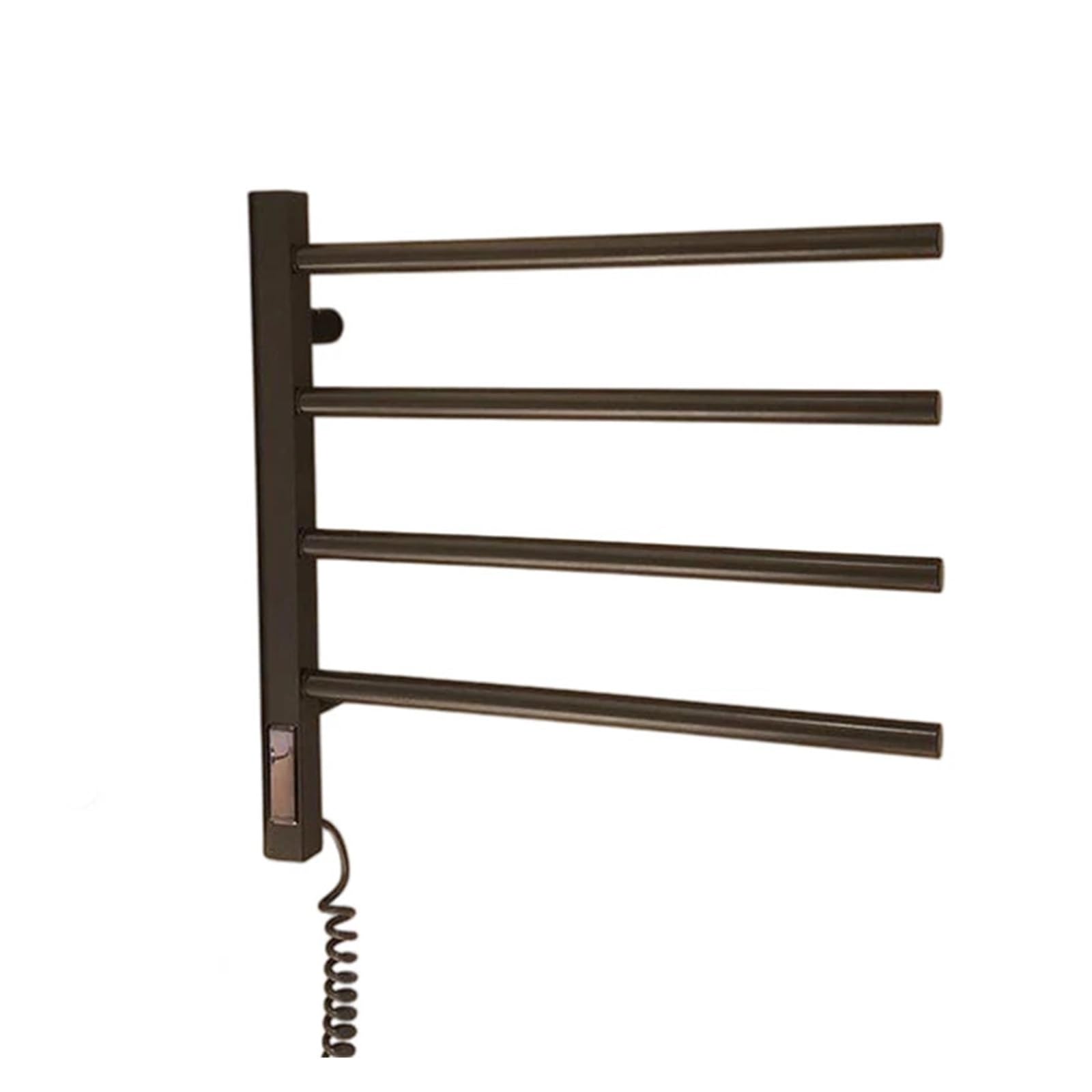 Porte-serviettes chauffant noir pour une salle de bain cocooning et des draps toujours secs