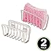 mDesign Metal Farmhouse Kitchen Sink Organizer Caddy, Storage Holder for Sponges, Soaps, Scrubbers - Quick Drying Wire Basket Design, Strong Suction Cups - 2 Pack - Satin