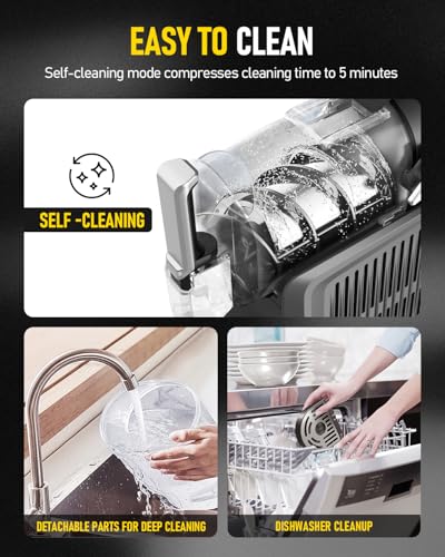 Image of 88oz Slushie Machine, No Ice Needed Frozen Drink Maker for Home, Self-Cleaning, 5 Preset Menus & 5 Temp Settings Slushy Machine for Margarita, Frappes, Milkshakes and More