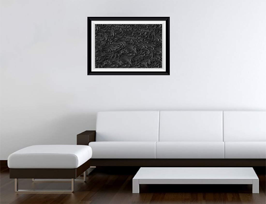 Gadgets Wrap Printed Landscape Photo Frame Style Decal Decor, Vincent Van Gogh'S Turquoise Almond (15 X 11Inch, Multicolor)