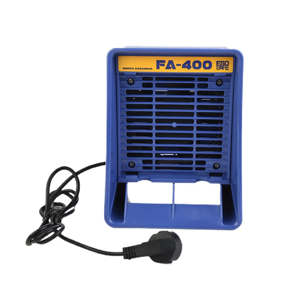 Solder Smoke Absorber Fume Extractor 220V Filtro a carbone attivo Verticale Orizzontale Blu