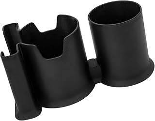 Nonslip Double Beverage Holder for Paddleboard with Secure, Black