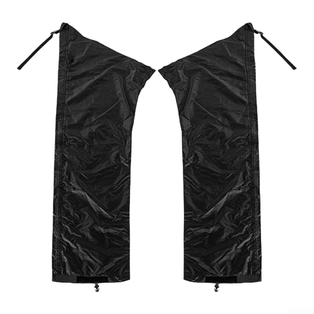 Pantalon de pluie imperméable avec taffetas de polyester PU5000 mm, couvre-jambes léger et réglable pour la randonnée, le camping et les activités de plein air
