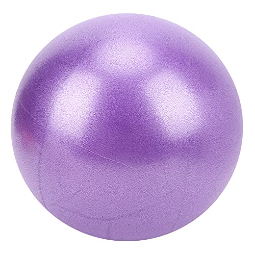 Mini, Heavy Duty Mini Exercise Ball ExplosionProof Frosted Enhance Flexibility for Core Training for Indoors or Outdoors (Purple)