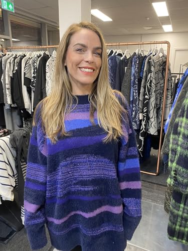 Desigual Maglione Da Donna A Maglia Spessa, Felpa Donna, Rosso, S - 3