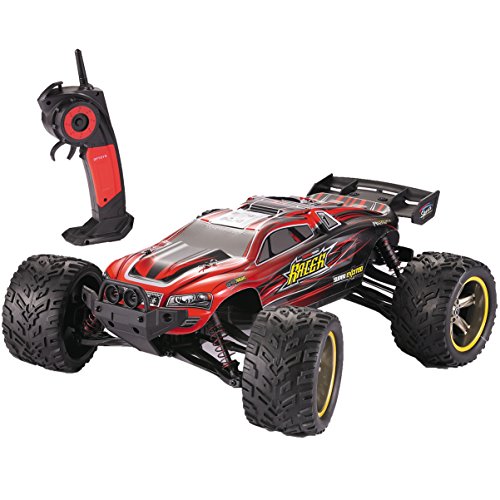 AMOSTING RC Cars Remote Control Truck S912 High Speed Off-Road 33MPH 1/12 Scale Full Proportional 2.4Ghz 2WD Electric Cars - Red