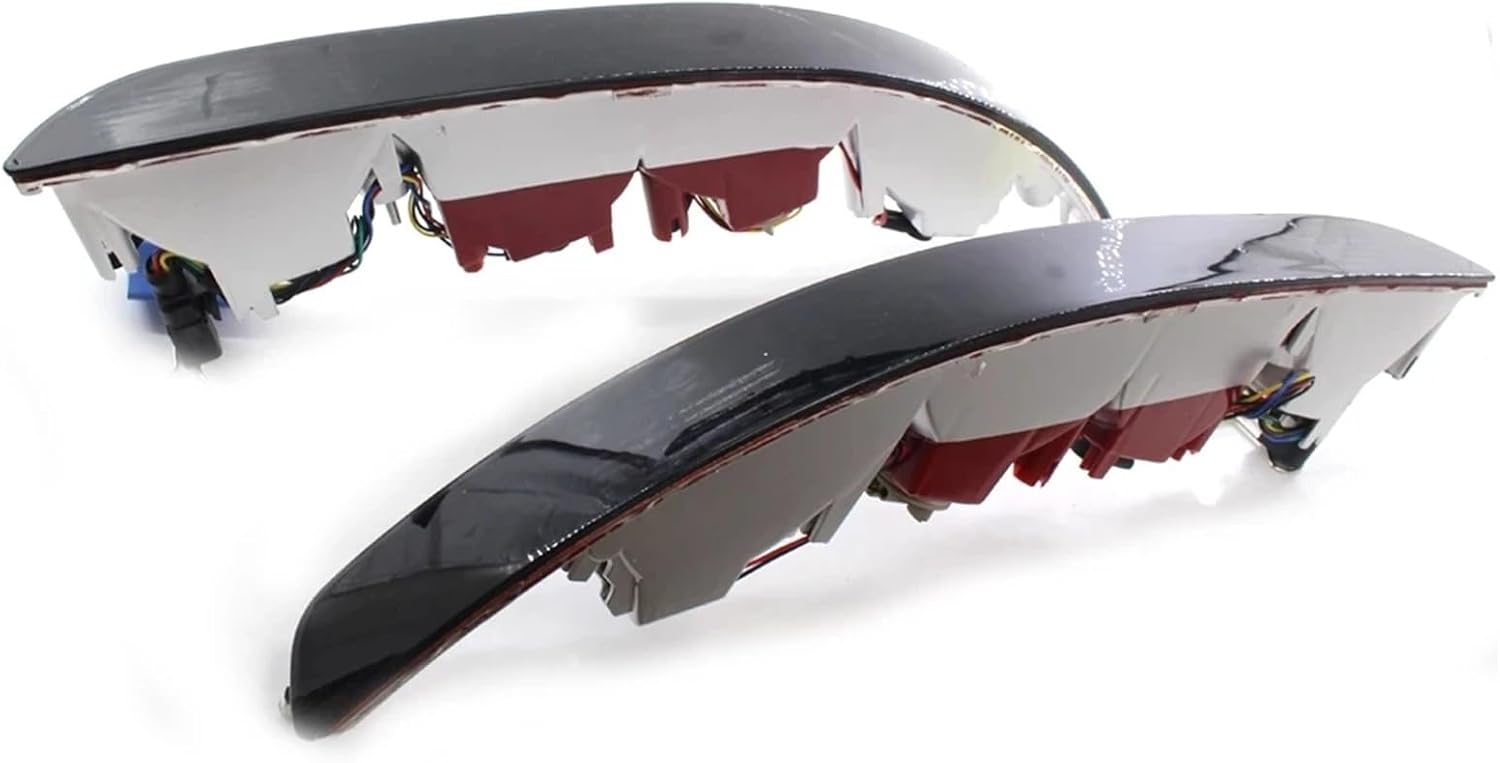 Pair Left&Right Car Taillight Rear Bumper Tail Light Cover With Wires Compatible With Audi Q5 2.0T 2009 2010 2012 2013 2014-2016 8R0945095