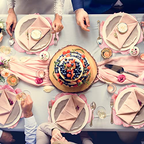 Napperons en papier jetables pour table de dîner afin d'éviter les taches