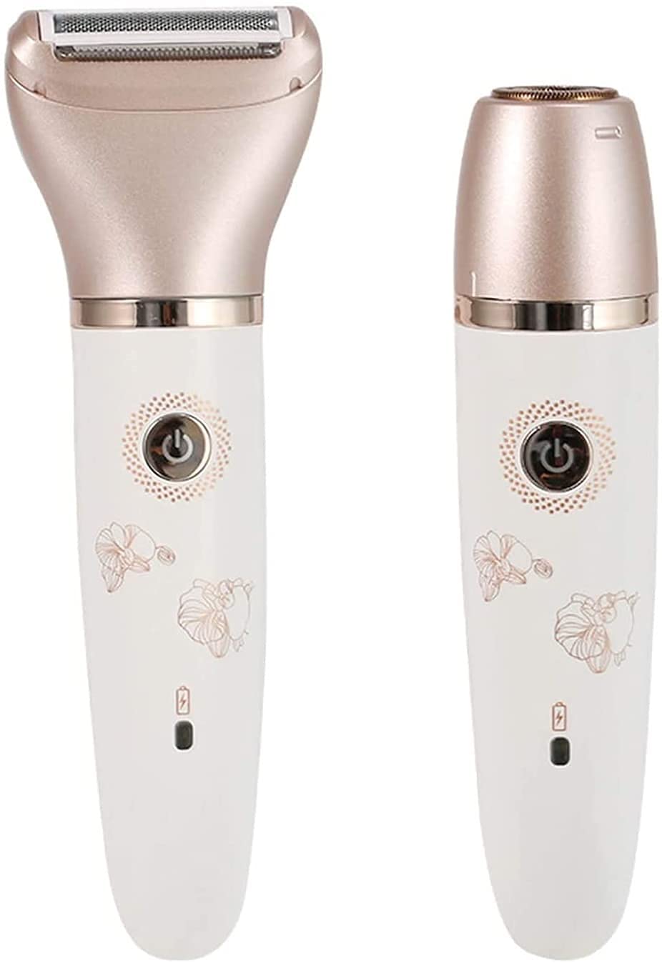 Epilatore da Donna, epilatore Elettrico 2 in 1 Rasoio Elettrico da Donna Rasoio Elettrico Impermeabile, USB