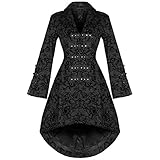  Hearts & Roses Damen Mantel schwarz