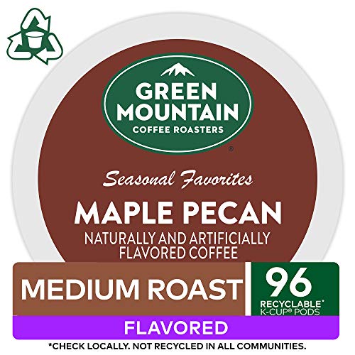 Image of Green Mountain Coffee Roasters Maple Pecan Coffee,Keurig K-Cup Pods, Light Roast, 96 Count
