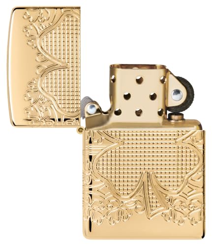 Zippo Encendedor Clover Dorado miniatura 5