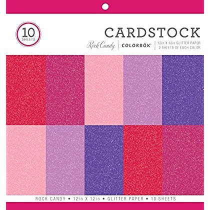 ColorBok Glitter Paper Pad, 12