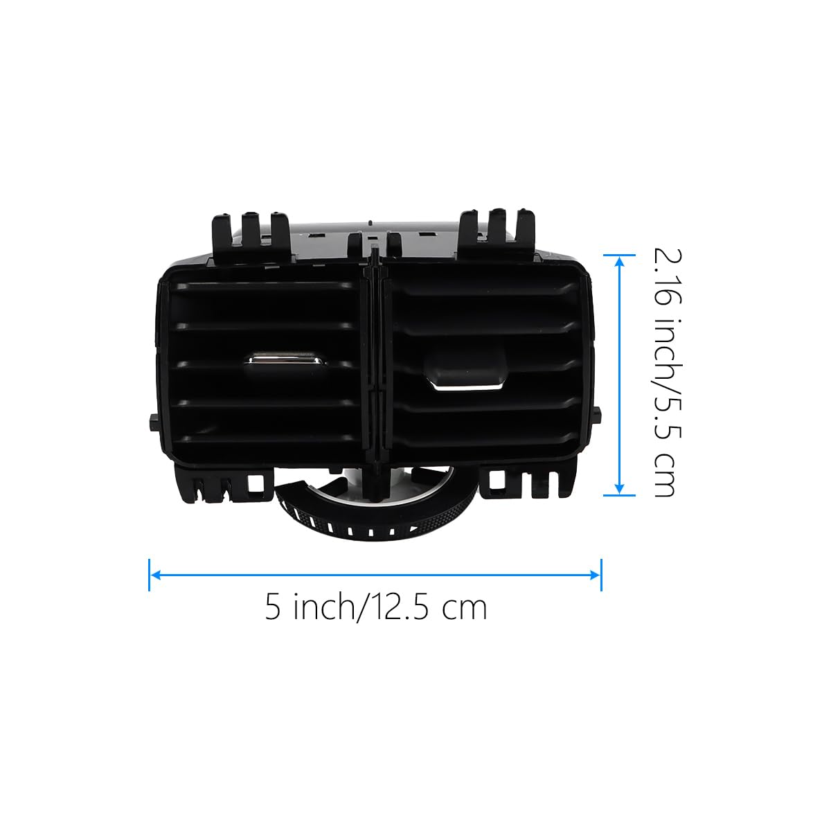 Grille d'aération centrale pour climatisation arrière - Compatible avec VW Touran 2016-2021 5TD819203 5TD864298