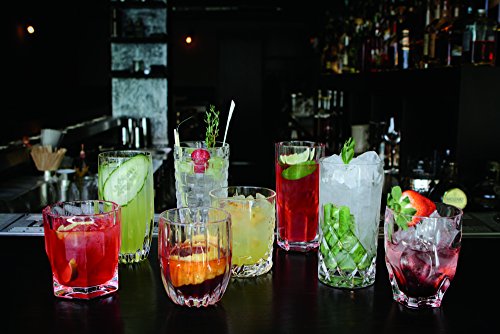 Nachtmann Aspen Collection Whisky Glass, Set Of 4, Crystal Double Old Fashioned Cocktail, Solid Whiskey Glasses, Rocks Glasses, Lowball Glasses, 11-Ounce, Dishwasher Safe #TOP5