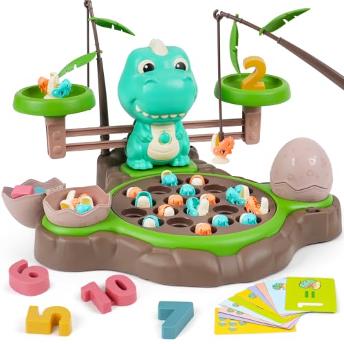 Magnetic Dinosaur Fishing Game para Niños 3-7 Años miniatura 1