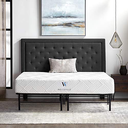 Buy STRUCTURES Foldable Bed Base Platform Bed Frame and Box Spring in