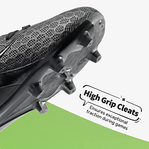 Dream Pairs Boys Girls Hz19002K All Black Soccer Football Cleats Shoes Size 5 M Us Big Kid #TOP2