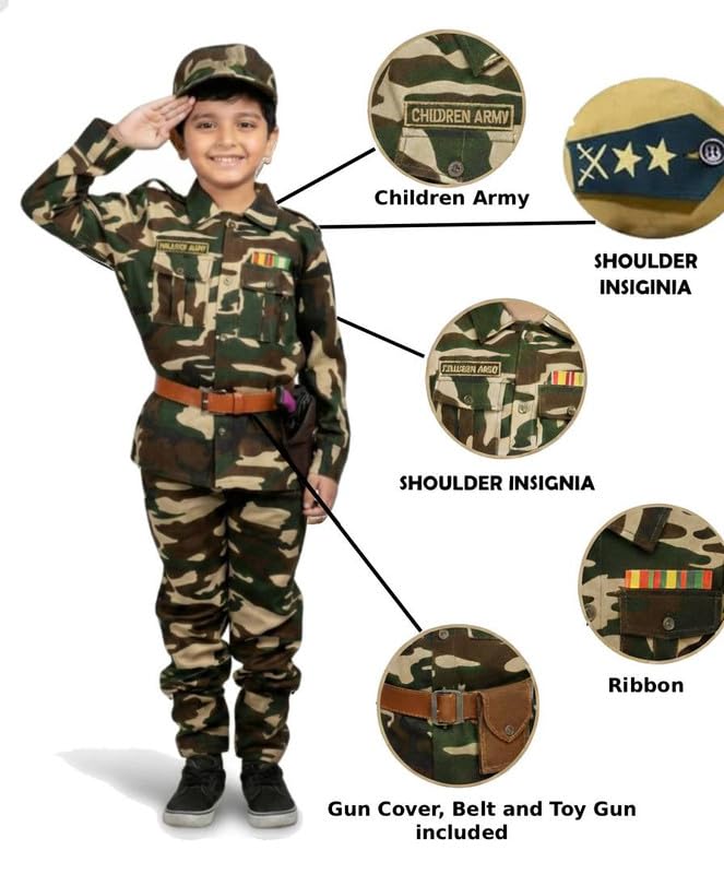 Image of FancyDressWale Community Helper & Career Role Play Costume for Fancy Dress Pilot, Navy, Army, astronaunt, Police Costumes