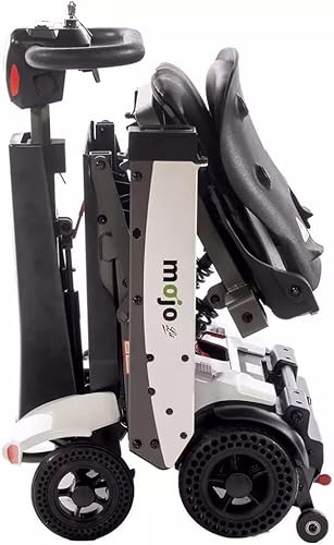 MM Healthcare Mojo Lit Automatic Mobility Scooter with Seat – Lightweight and Easily Disassembles – Cushioned Seat and Safe – Up to 9 Miles Coverage