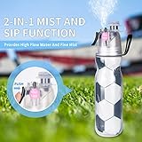 DOSYEN Spray Water Bottles for Kids, Air Up Water Bottle, Mist Water Bottle for Outdoor Hydration, 600ml kids Sports Bottle BPA Free, for Cycling Climbing Hiking & Mountaineering - Image 4