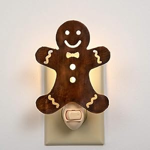 CTW Home Collection Gingerbread Night Light