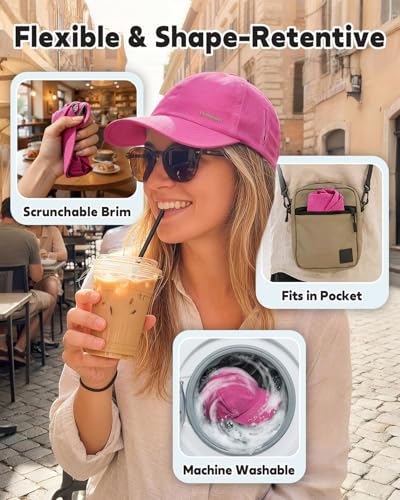 Image of Lightweight Golf Hat for Women Men, UPF 80+ Sun Protection Cap, Breathable Quick-Dry Baseball Cap for Running Sport