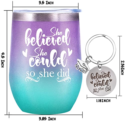 80Unclekimby Graduation Gifts For Her - Insulated Tumbler & Keychain, College High School Preschool Congrats Grad Gift Ideas Women Girls Graduate #TOP4