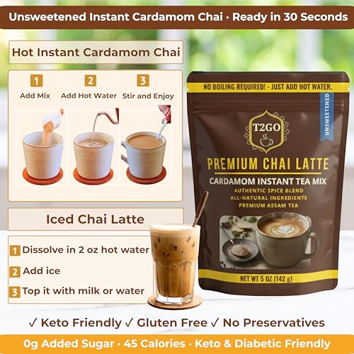 Té chai sin azúcar variedad 3 sabores 3 paquetes miniatura 3